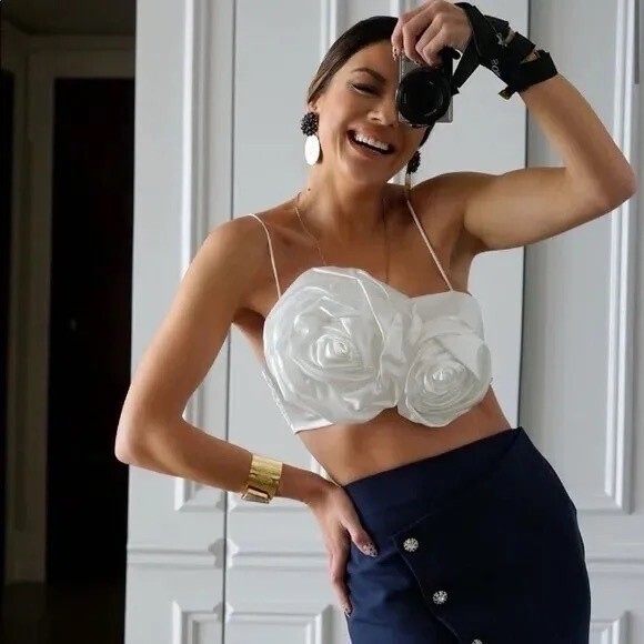 Zara White Floral Blouse - Picture 3 of 14